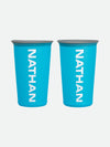 Nathan Reusable/Sustainable Blue Race Day Cup 2-Pack - Front View Detail Shot