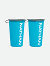 Nathan Reusable/Sustainable Blue Race Day Cup 2-Pack - Front View