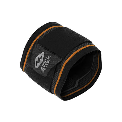 Shock Doctor Compression Knit Tennis/Golf Elbow Sleeve w/Gel Support & Strap - Front Angle View