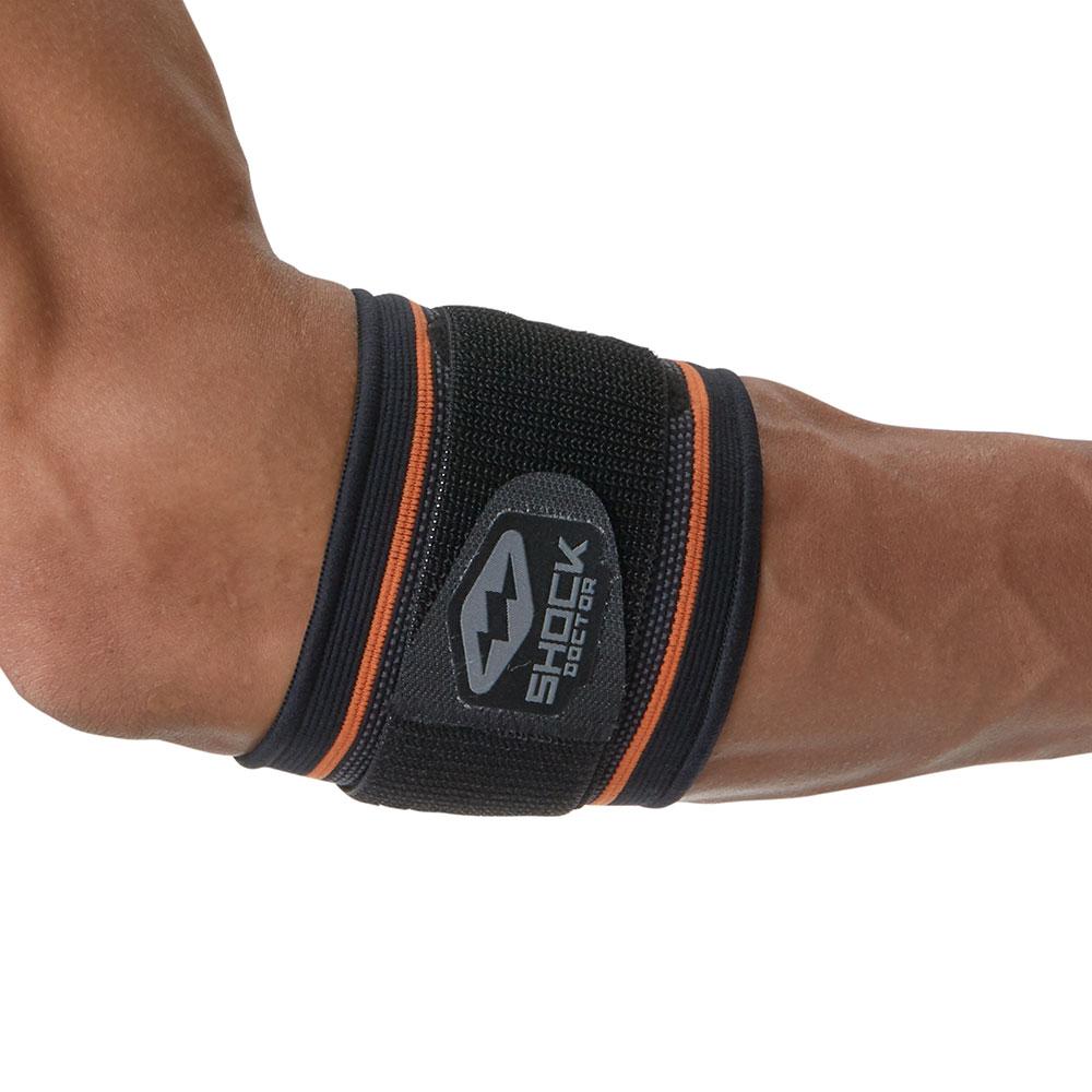 Compression Knit Tennis/Golf Elbow Sleeve w/Gel Support & Strap
