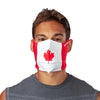 Canada Flag Play Safe Face Mask – Male Model Wearing Protective Safety Face Mask - Front Angle