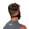 Skull Play Safe Face Mask – Male Model Wearing Protective Safety Face Mask - Back of Head Angle with Showing Straps
