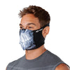 Skull Play Safe Face Mask – Male Model Wearing Protective Safety Face Mask - Left Angle