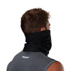 Skull Play Safe Neck-Face Gaiter – Male Model Wearing Protective Safety Face and Neck Covering - Back of Head Angle