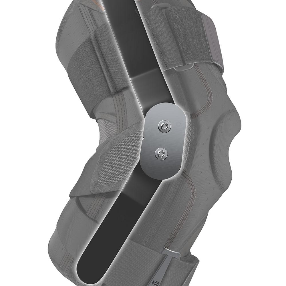 Hinged Knee Brace Support with Dual Hinges