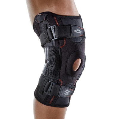 Shock Doctor Ultra Knee Support with Bilateral Hinges - On Model