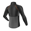 Shock Doctor Ultra Compression Hockey Long Sleeve Shirt With Integrated Neck Guard - Black/Grey - Back of Shirt