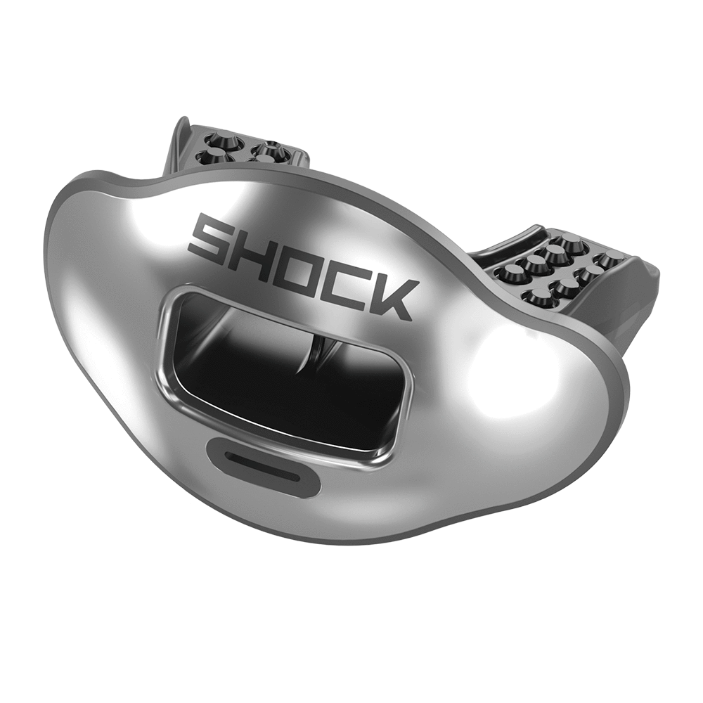 Chrome Solid Max AirFlow Football Mouthguard