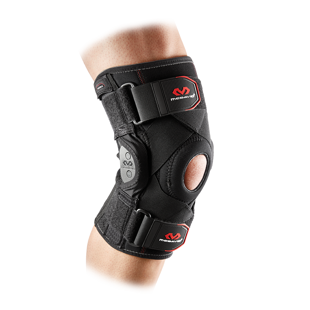 Knee Brace w/ Polycentric Hinges & Cross Straps - McDavid