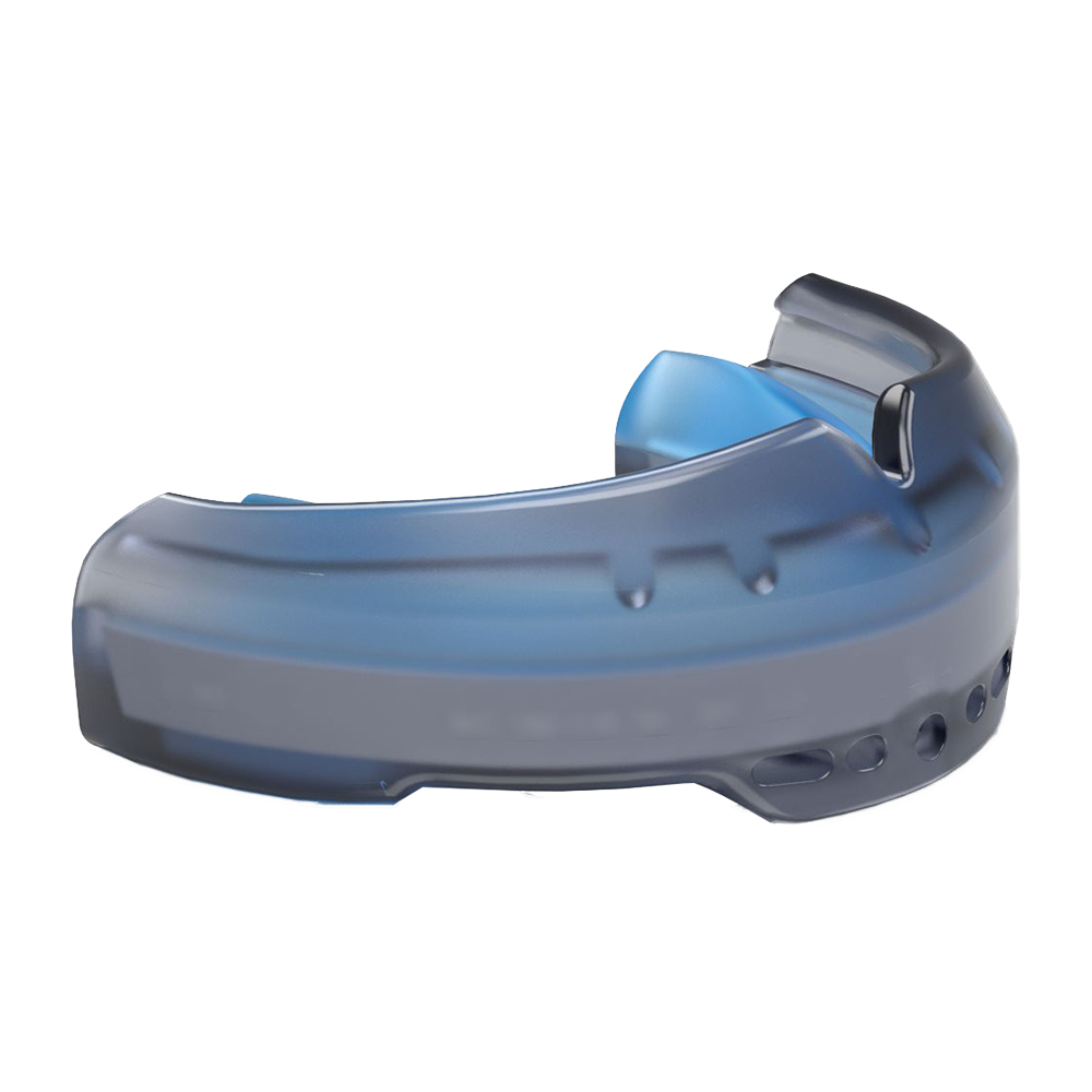 Shock Doctor Ultra Braces Black Mouthguard - Front Angle View