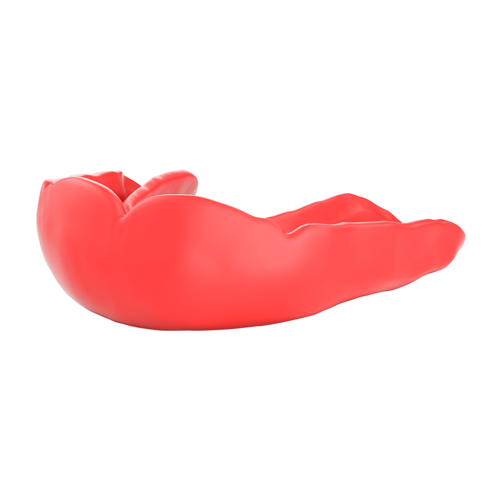 Shock Doctor MicroFit Mouthguard - Red - Molded View